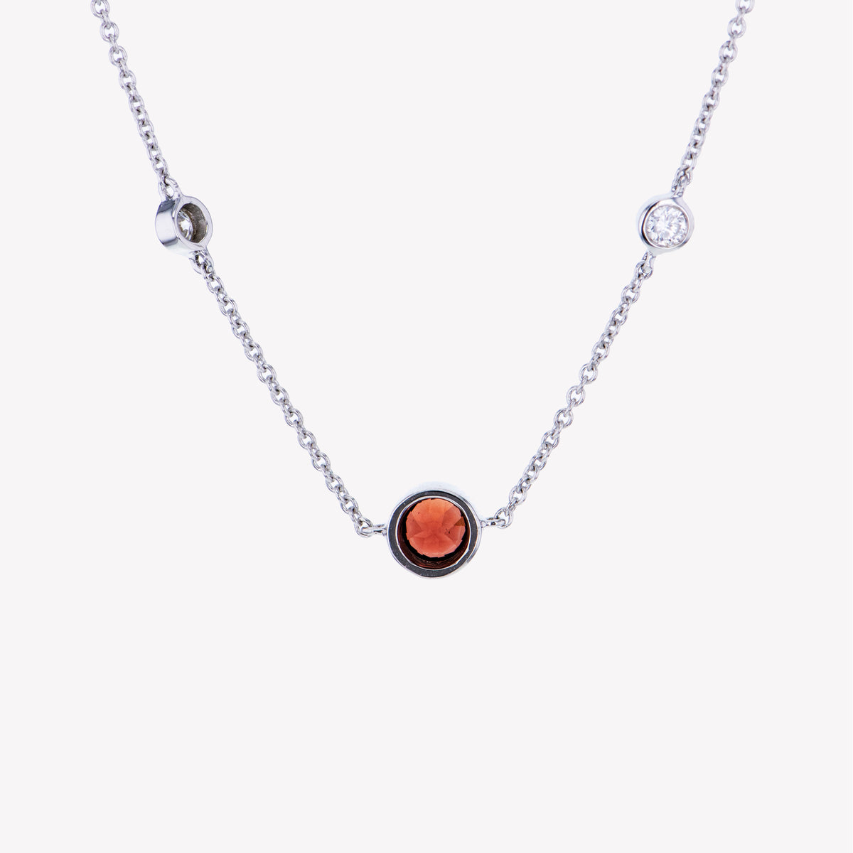 Garnet birthstone 2024 necklaces