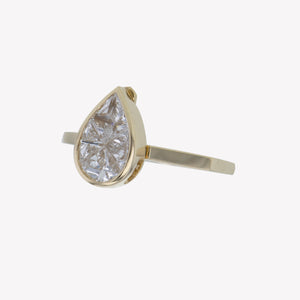 
                  
                    Detachable Yellow Gold Pear Head with Octa Band
                  
                