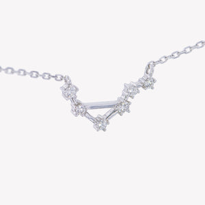 
                  
                    W/G Libra Diamond Pendant With Chain
                  
                