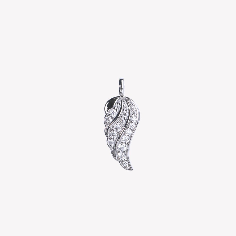 
                  
                    Angel Wings White Gold Pendant With Diamonds
                  
                