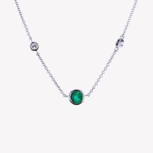 
                  
                    Emerald Birthstone Necklace
                  
                