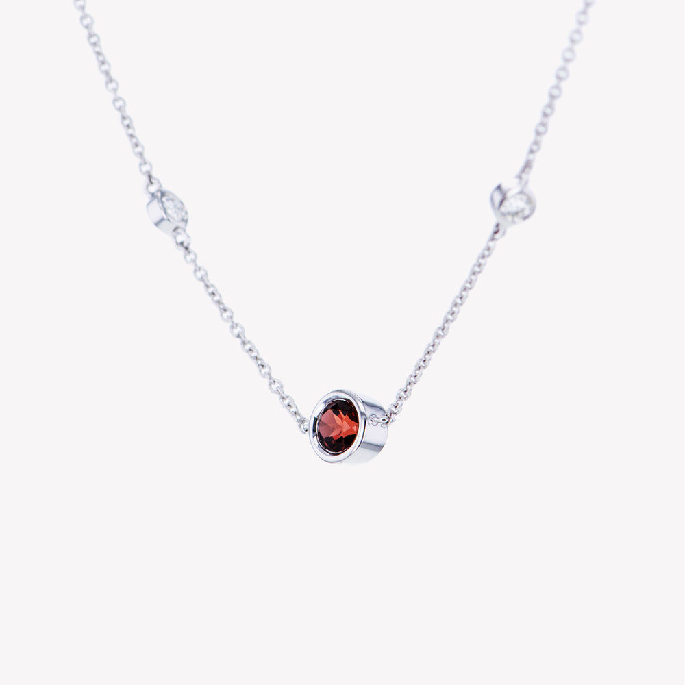 
                  
                    Garnet Birthstone Necklace
                  
                