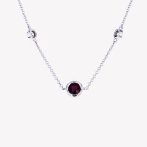 
                  
                    Ruby Birthstone Necklace
                  
                