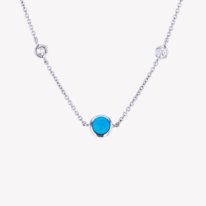 
                  
                    Turquoise Birthstone Necklace
                  
                