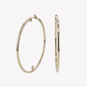 
                  
                    Yellow Gold Hoops with Round Cluster Add-on
                  
                