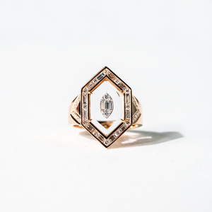 
                  
                    Floating Diamond Crystal Ring
                  
                