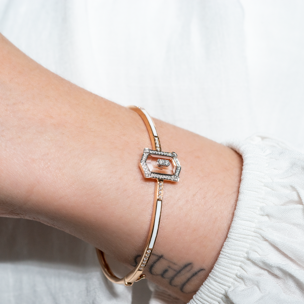 
                  
                    Floating Diamond Window Bangle
                  
                