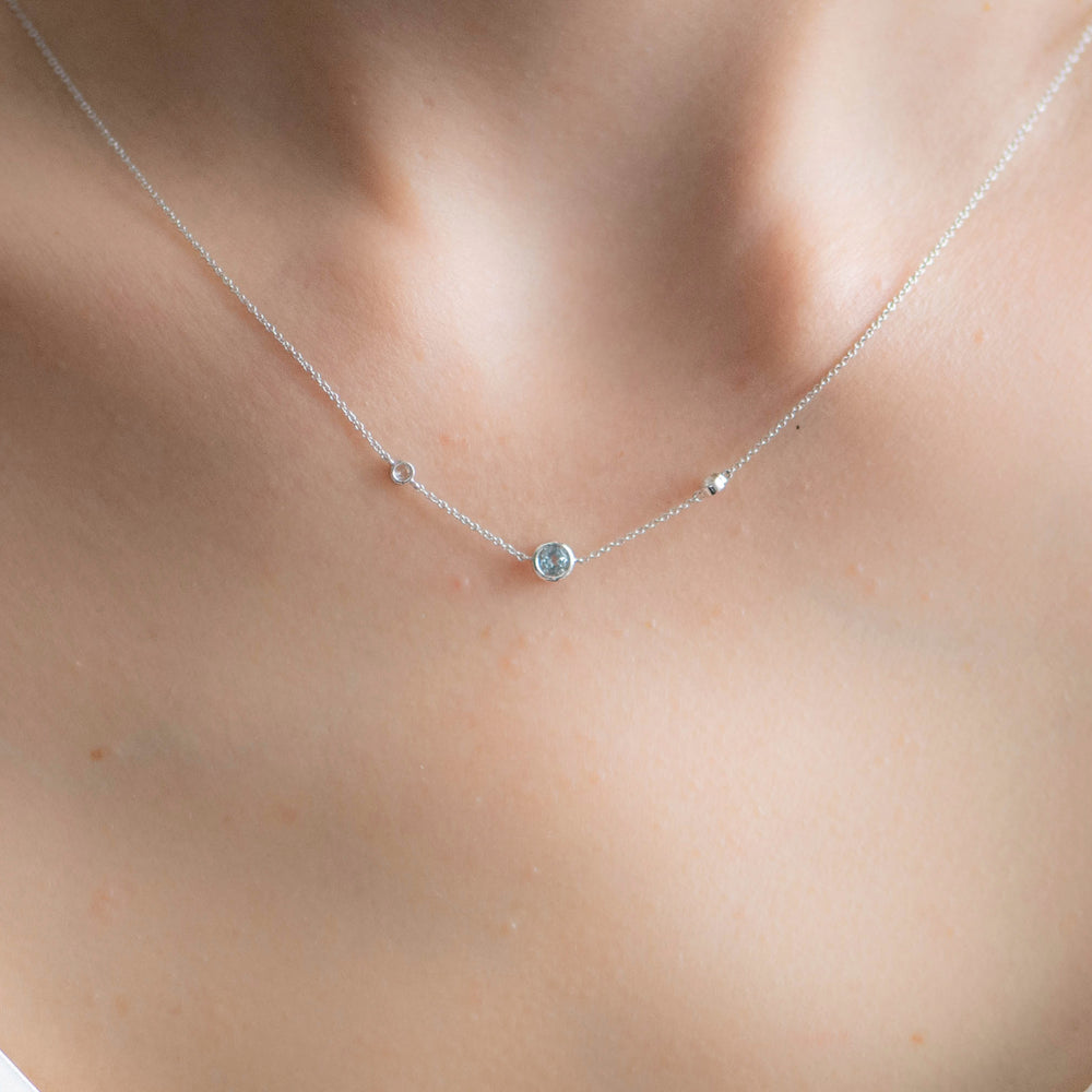
                  
                    Aquamarine Birthstone Necklace
                  
                