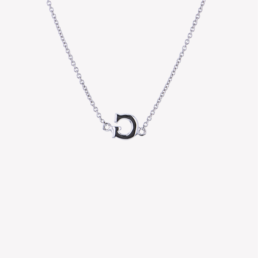 
                  
                    Letter G Diamond Pendant With Chain in White Gold
                  
                
