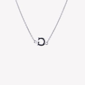 
                  
                    Letter G Diamond Pendant With Chain in White Gold
                  
                