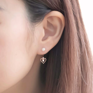 
                  
                    Dreams Come True By Jeraldine (MyBKK Shop) |  Rose Gold Tiara Heart-Shaped Mismatch Earrings
                  
                