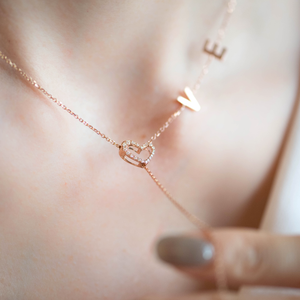 
                  
                    L-O-V-E Rose Gold with Diamonds Necklace
                  
                