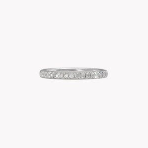 
                  
                    Dreams Come True By Jeraldine (MyBKK Shop) |  White Gold Stacking Ring with Diamonds
                  
                