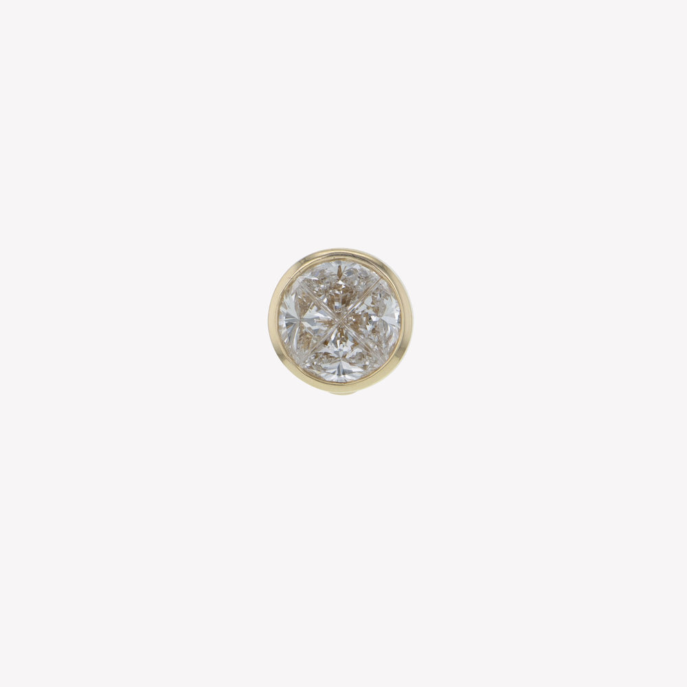 
                  
                    Detachable Yellow Gold Round Head with Round Band
                  
                