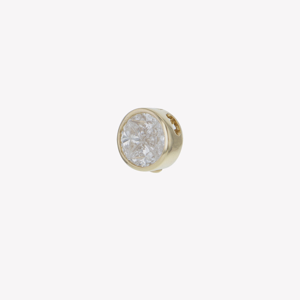 
                  
                    Detachable Yellow Gold Round Head with Round Band
                  
                