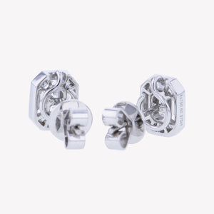 
                  
                    White Gold Emerald Studs with Chain Accessories
                  
                