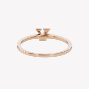 
                  
                    Letter Y Diamond Ring in Rose Gold
                  
                