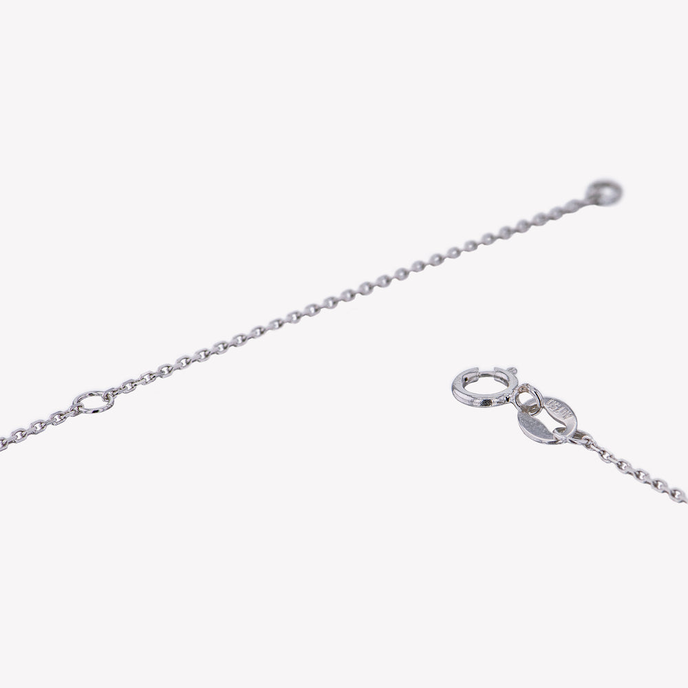 
                  
                    W/G Gemini Diamond Pendant With Chain
                  
                