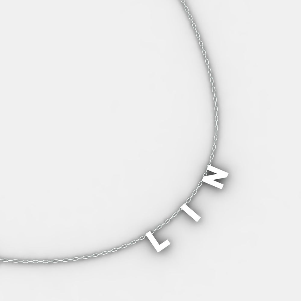 White Gold Hope Necklace